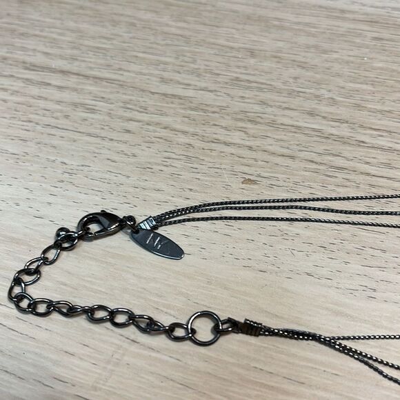 GRAY And Red Necklace - Picture 4 of 5